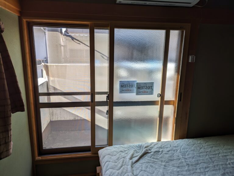 門真市 障子撤去＆二重窓設置＋ロールブラインド取り付け 施工事例　インプラス