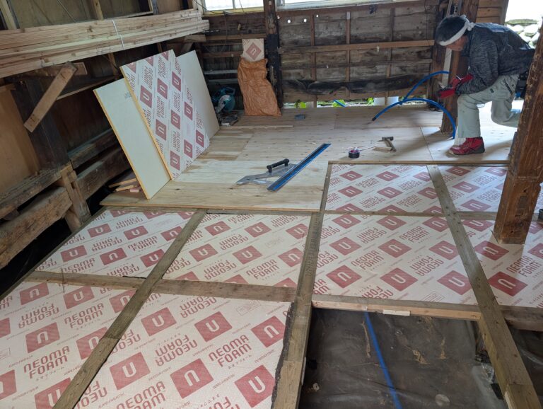 寝屋川市で古民家 床断熱・防湿シート施工事例｜寒さ・湿気対策で快適な住まいへ