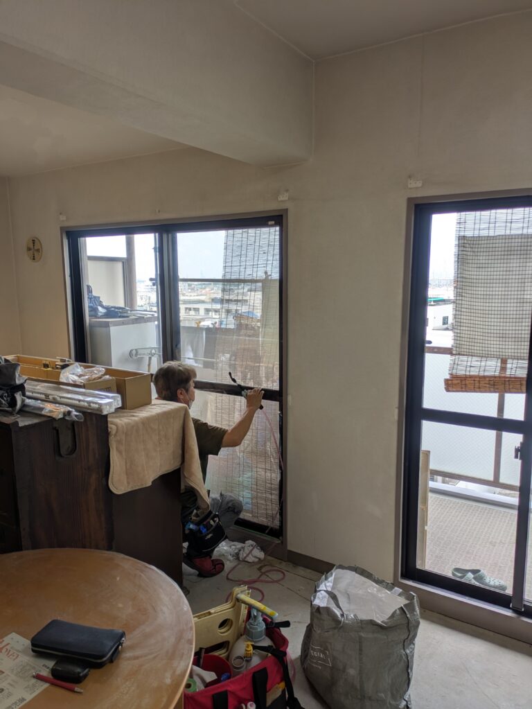 四條畷市 マンション 断熱フィルム施工事例｜夏の暑さ・冬の寒さ対策におすすめ