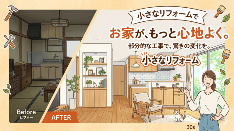 四條畷で小さなリフォームはどこに頼む？合同会社ワークスにお任せください