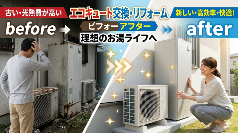四條畷市でエコキュート交換するなら？おすすめメーカーと選び方