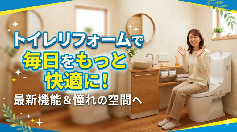 【寝屋川市】トイレリフォームで快適空間へ｜費用・工期・ポイントを徹底解説