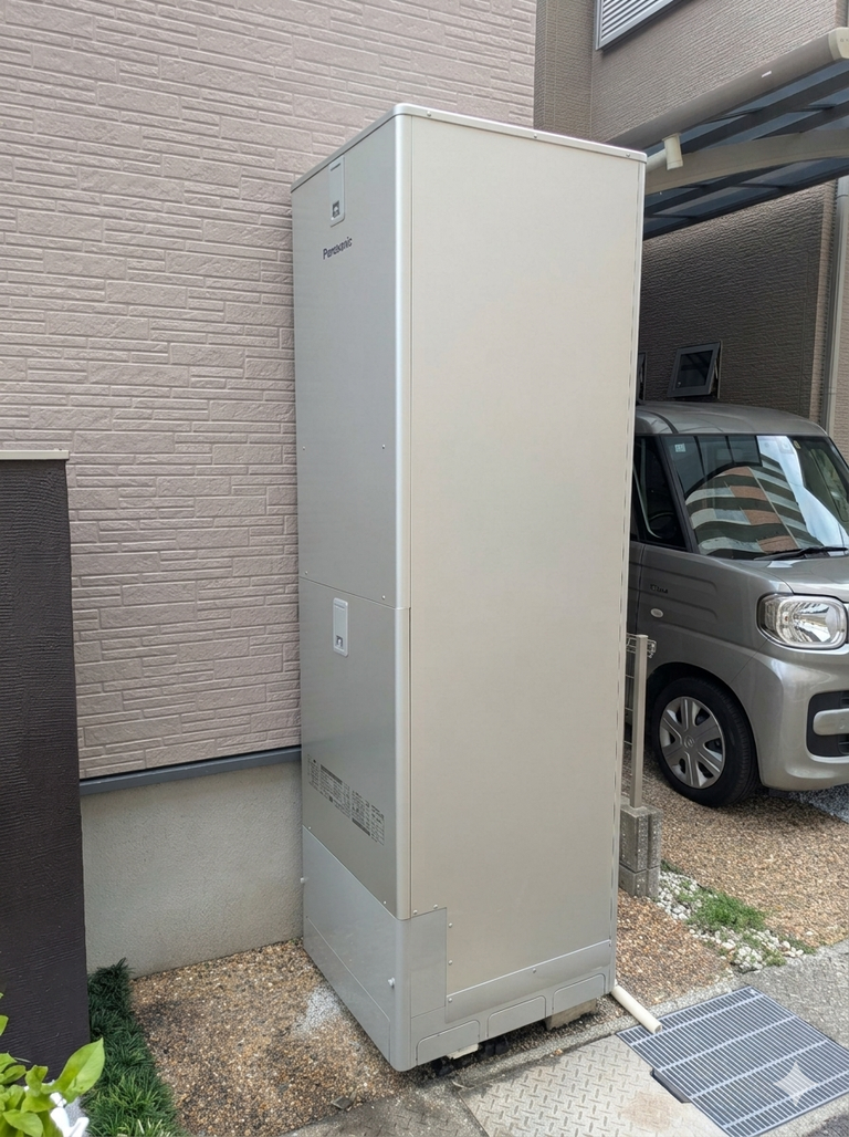 寝屋川市でエコキュート交換｜パナソニック製460Lへお取替えしました【施工事例】